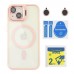Чохол TPU+PC+Metal Stand Case with MagSafe and Camera Lenses для iPhone 15 Чохол TPU+PC+Metal Stand Case with MagSafe and Camera Lenses для iPhone 15