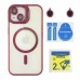 Чохол TPU+PC+Metal Stand Case with MagSafe and Camera Lenses для iPhone 15 Чохол TPU+PC+Metal Stand Case with MagSafe and Camera Lenses для iPhone 15