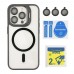 Чохол TPU+PC+Metal Stand Case with MagSafe and Camera Lenses для iPhone 15 Pro Max Чохол TPU+PC+Metal Stand Case with MagSafe and Camera Lenses для iPhone 15 Pro Max