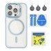 Чохол TPU+PC+Metal Stand Case with MagSafe and Camera Lenses для iPhone 15 Pro Max Чохол TPU+PC+Metal Stand Case with MagSafe and Camera Lenses для iPhone 15 Pro Max