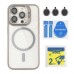Чохол TPU+PC+Metal Stand Case with MagSafe and Camera Lenses для iPhone 15 Pro Max Чохол TPU+PC+Metal Stand Case with MagSafe and Camera Lenses для iPhone 15 Pro Max