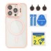Чохол TPU+PC+Metal Stand Case with MagSafe and Camera Lenses для iPhone 15 Pro Max Чохол TPU+PC+Metal Stand Case with MagSafe and Camera Lenses для iPhone 15 Pro Max