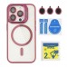 Чохол TPU+PC+Metal Stand Case with MagSafe and Camera Lenses для iPhone 15 Pro Max Чохол TPU+PC+Metal Stand Case with MagSafe and Camera Lenses для iPhone 15 Pro Max