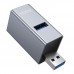 Хаб USB Hoco HB54 3in1 adapter(USB to USB3.0+USB2.0*2)