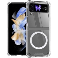Чохол TPU Clear Case with MagSafe для Samsung Flip 4 (F721) Чохол TPU Clear Case with MagSafe для Samsung Flip 4 (F721)