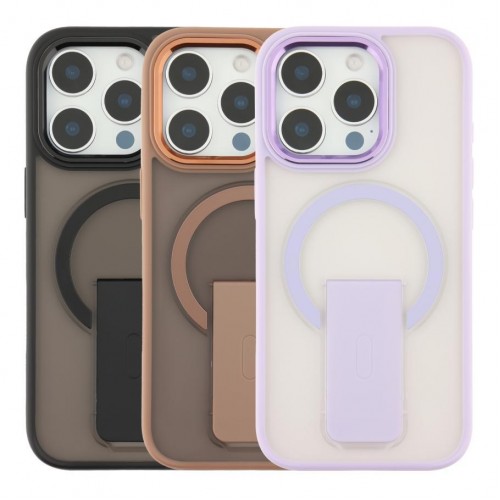 Чохол TPU+PC FlexGuard Magnetic Ring Stand для iPhone 16 Pro