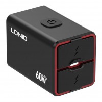 Мото Інвертор LDNIO C108 1USB/1USB-C 60W+Type-C to Type-C Мото Інвертор LDNIO C108 1USB/1USB-C 60W+Type-C to Type-C