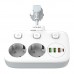 Мережевий Подовжувач LDNIO SE2435 3USB-A / 1USB-C / 2-Sockets QC/PD20W