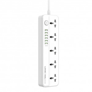Мережевий Подовжувач LDNIO SC5614 6USB-A / 5 Sockets 2m Мережевий Подовжувач LDNIO SC5614 6USB-A / 5 Sockets 2m