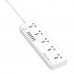 Мережевий Подовжувач LDNIO SC5614 6USB-A / 5 Sockets 2m Мережевий Подовжувач LDNIO SC5614 6USB-A / 5 Sockets 2m