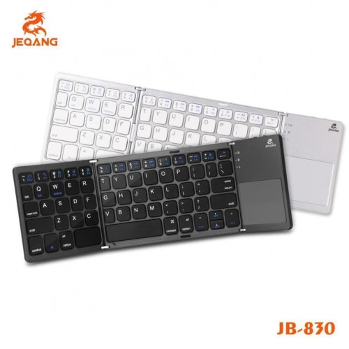 Клавіатура  бездротова JEQANG JB-830 Foldable Bluetooth with touchpad М'ята упаковка