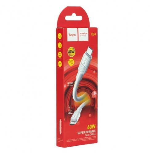 Кабель USB Hoco X84 60W Type-C to Type-C М'ята упаковка