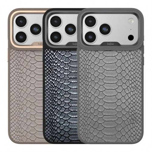 Чохол Kajsa Glamorous Collection Snake Pattern with MagSafe для iPhone 17 Pro