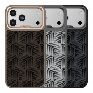 Чохол Kajsa Splendid Collection 3D Cube Pattern with MagSafe для iPhone 17 Pro Max
