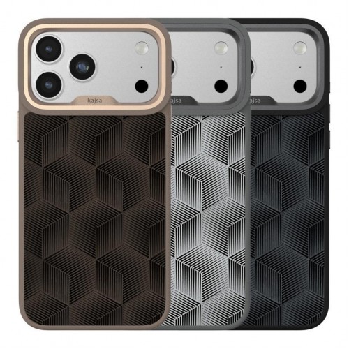 Чохол Kajsa Splendid Collection 3D Cube Pattern with MagSafe для iPhone 17 Pro Max