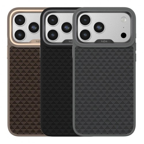 Чохол Kajsa Glamorous Collection Pyramid Pattern with MagSafe для iPhone 17 Pro