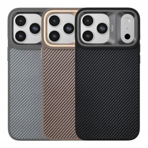 Чохол Kajsa Glamorous Collection Straw Mat Pattern with MagSafe для iPhone 17 Pro Max