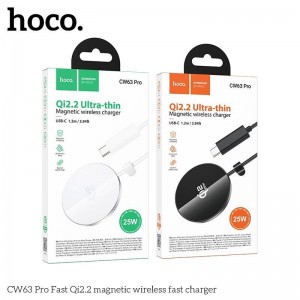 Бездротовий Зарядний Пристрій Hoco CW63 Pro Magnetic Qi2.2 25W
