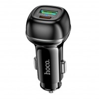 Автомобільний Зарядний Пристрій Hoco Z58A 1USB-A QC18W/1USB-C PD30W Total 48W Автомобільний Зарядний Пристрій Hoco Z58A 1USB-A QC18W/1USB-C PD30W Total 48W