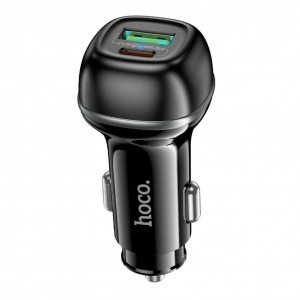 Автомобільний Зарядний Пристрій Hoco Z58A 1USB-A QC18W/1USB-C PD30W Total 48W
