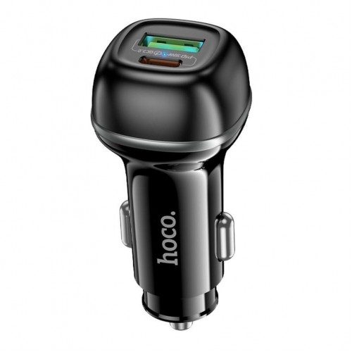 Автомобільний Зарядний Пристрій Hoco Z58A 1USB-A QC18W/1USB-C PD30W Total 48W