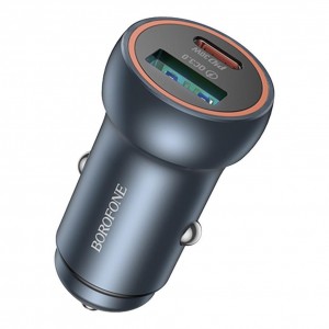 Автомобільний Зарядний Пристрій Borofone BZ32A 1USB/1USB-C QC/PD30W