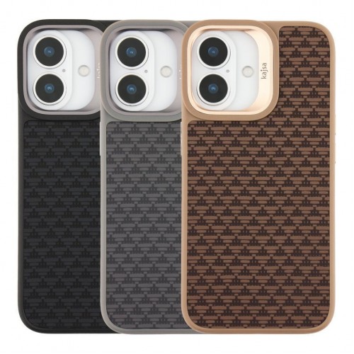 Чохол Kajsa Glamorous Collection Pyramid Pattern with MagSafe для iPhone 17