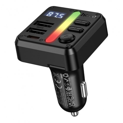 FM-трансмітер Hoco E89 USB-C PD30W+USB 15W/TF/BT5.4 Total 45W