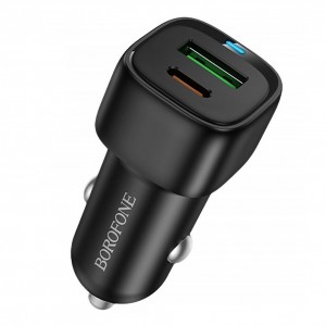 Автомобільний Зарядний Пристрій Borofone BZ34B 1USB QC18W/1USB-C PD20W Total 38W