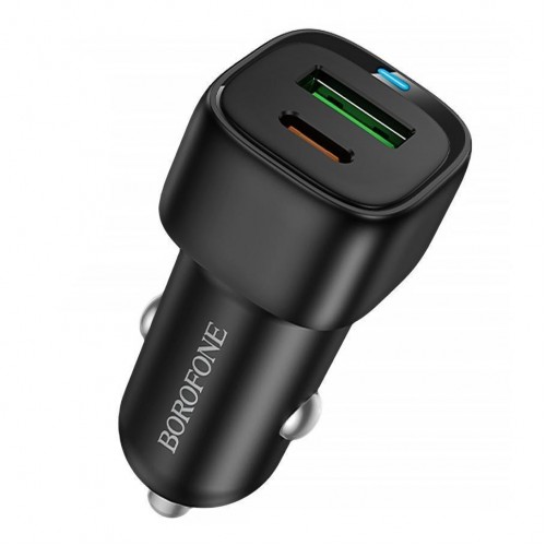 Автомобільний Зарядний Пристрій Borofone BZ34B 1USB QC18W/1USB-C PD20W Total 38W