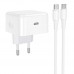 Мережевий Зарядний Пристрій Hoco C161A 1USB-C PD3.2 40W/60W+Type-C to Type-C