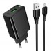 Мережевий Зарядний Пристрій Hoco CS92A 1USB QC 18W+USB to Micro