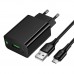 Мережевий Зарядний Пристрій Hoco CS92A 1USB QC 18W+USB to Micro Мережевий Зарядний Пристрій Hoco CS92A 1USB QC 18W+USB to Micro