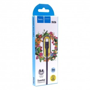 Кабель USB Hoco DU26 Long 8mm Plug Type-C 3A М'ята упаковка Кабель USB Hoco DU26 Long 8mm Plug Type-C 3A М'ята упаковка