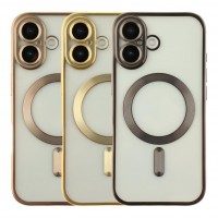 Чохол TPU Metallic Chrome Full Camera with Magsafe для iPhone 17 М'ята упаковка