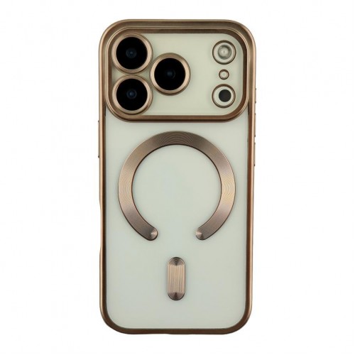 Чохол TPU Metallic Chrome Full Camera with Magsafe для iPhone 17 Pro М'ята упаковка