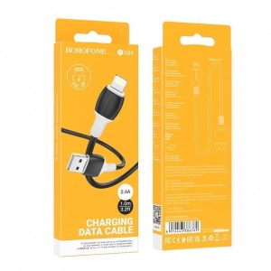 Кабель USB Borofone BX84 Lightning 2.4A М'ята упаковка Кабель USB Borofone BX84 Lightning 2.4A М'ята упаковка