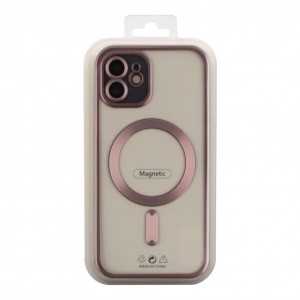 Чохол TPU Metallic Chrome Full Camera with Magsafe для iPhone 12 М'ята упаковка