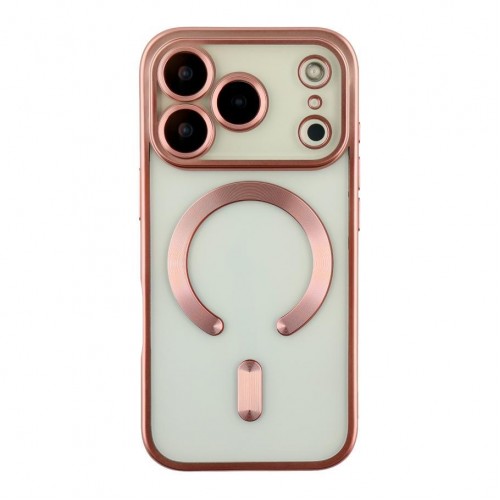 Чохол TPU Metallic Chrome Full Camera with Magsafe для iPhone 17 Pro М'ята упаковка