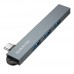 Хаб USB Borofone FH1A 4-in-1 (Type-C to USB2.0*3+USB3.0) Хаб USB Borofone FH1A 4-in-1 (Type-C to USB2.0*3+USB3.0)