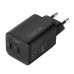 Мережевий Зарядний Пристрій Ridea RW-GaN45PP2C Prime Pro 2Type-C PD&QC 45W