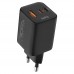 Мережевий Зарядний Пристрій Ridea RW-GaN65PM2CA Prime Max 2Type-C+1USB PD&QC 65W
