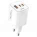 Мережевий Зарядний Пристрій Ridea RW-GaN65PM2CA Prime Max 2Type-C+1USB PD&QC 65W
