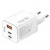 Мережевий Зарядний Пристрій Ridea RW-GaN65PM2CA Prime Max 2Type-C+1USB PD&QC 65W