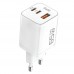 Мережевий Зарядний Пристрій Ridea RW-GaN65PM2CA Prime Max 2Type-C+1USB PD&QC 65W