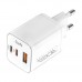 Мережевий Зарядний Пристрій Ridea RW-GaN65PM2CA Prime Max 2Type-C+1USB PD&QC 65W