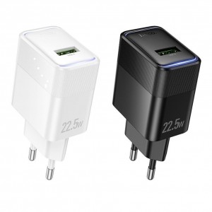 Мережевий Зарядний Пристрій Hoco CS111A 1USB Multi-Protocol 22.5W