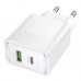 Сетевое Зарядное Устройство Hoco CS112A 1USB/1USB-C QC/PD 30W Сетевое Зарядное Устройство Hoco CS112A 1USB/1USB-C QC/PD 30W