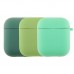 Футляр Silicone Case with microfibra для Airpods 1/2