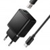 Мережевий Зарядний Пристрій Hoco C157A 1USB-C/1USB Multi-Protocol 30W+USB to Type-C